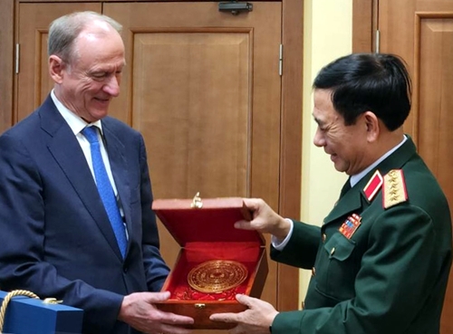 Đại tướng Phan Văn Giang hội kiến Thư ký Hội đồng An ninh Quốc gia Liên bang Nga​